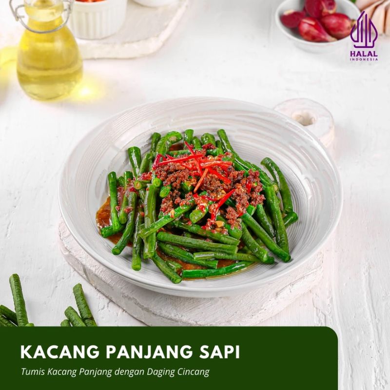 Satu Porsi Kacang Panjang Sapi