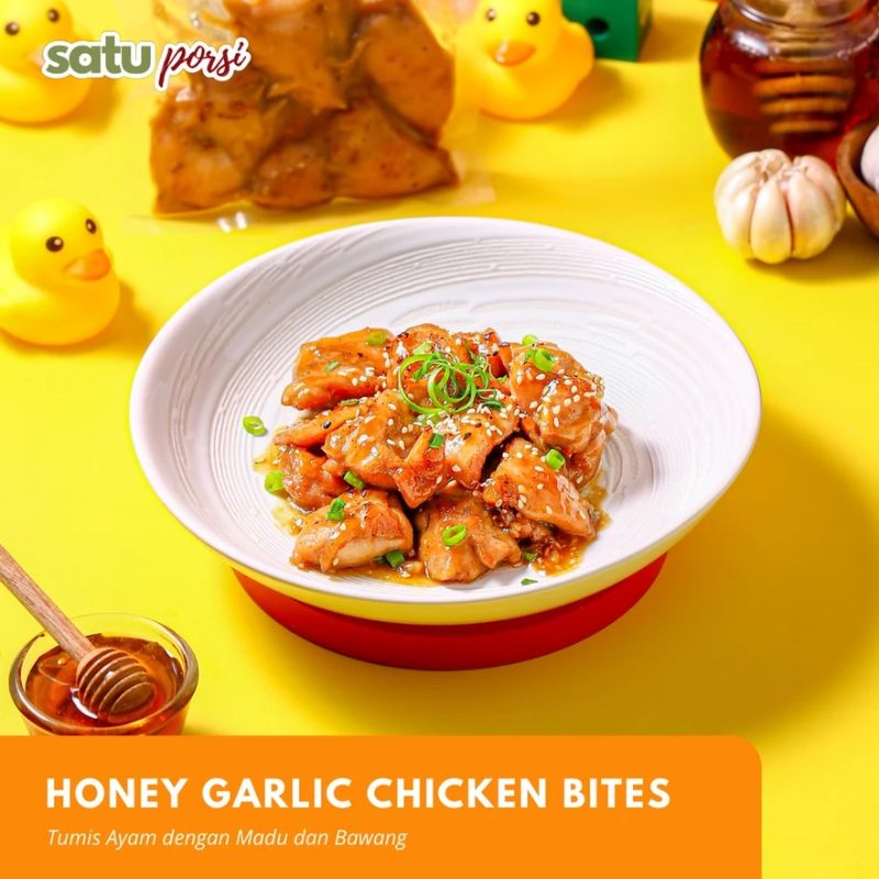 Satu Porsi Honey Garlic Chicken Bites