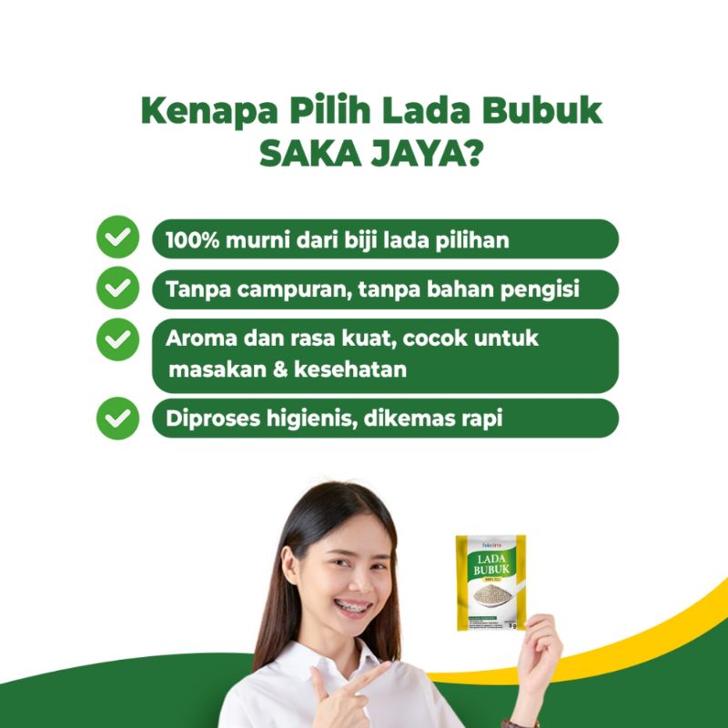 Lada Bubuk Murni Sakajaya 1 Kg