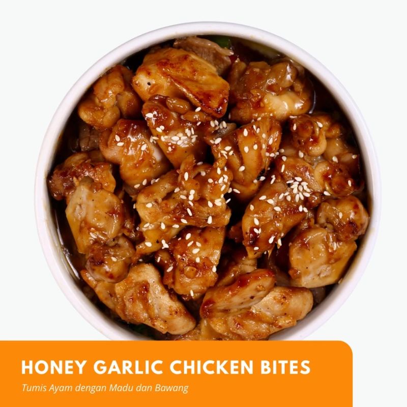 Satu Porsi Honey Garlic Chicken Bites