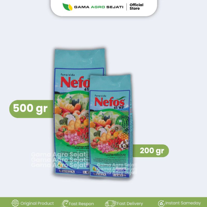 Fungisida Nefos Kemasan 200 gram