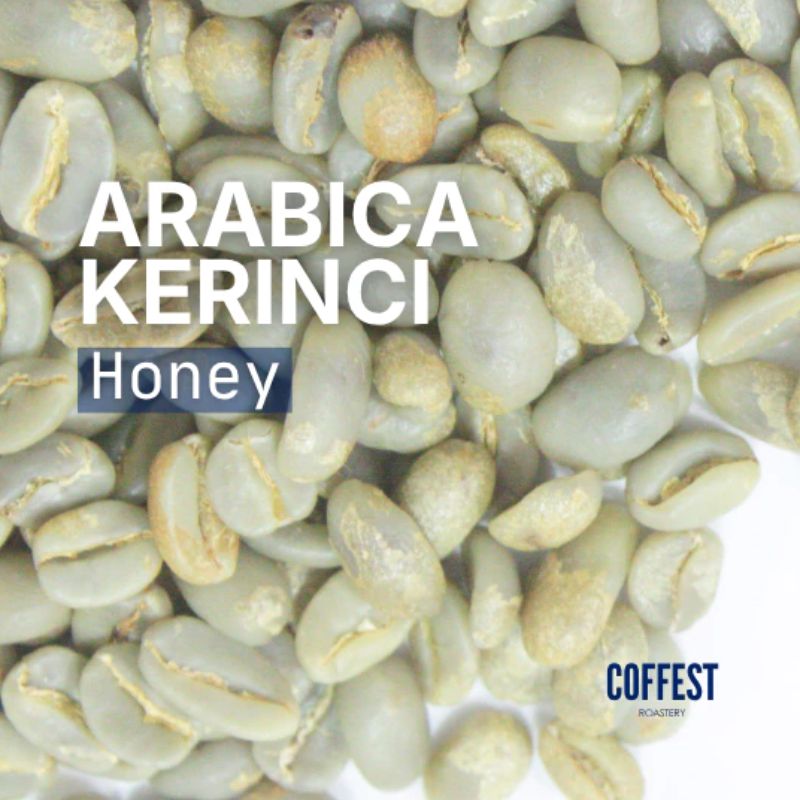 [GREEN BEAN] Arabika KERINCI HONEY 1kg | Specialty Grade 1 Biji Kopi Mentah