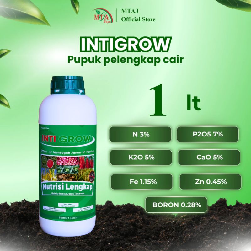 INTI GROW 1 Liter – PPC - Pertumbuhan Tanaman