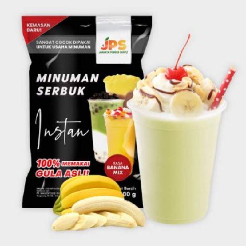 JPS Bubuk Banana (Pisang) Mix 1kg