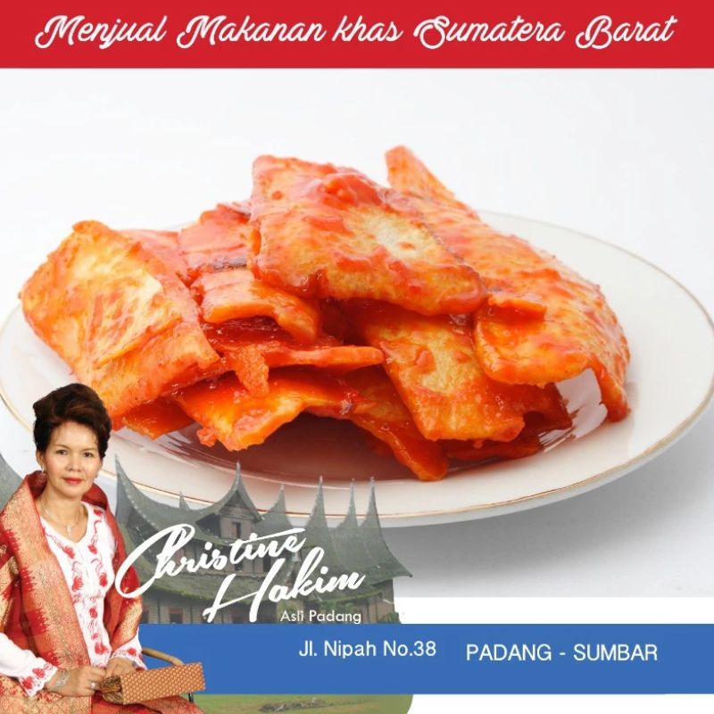 Kripik Balado 500gr Christine Hakim / Sanjai Balado