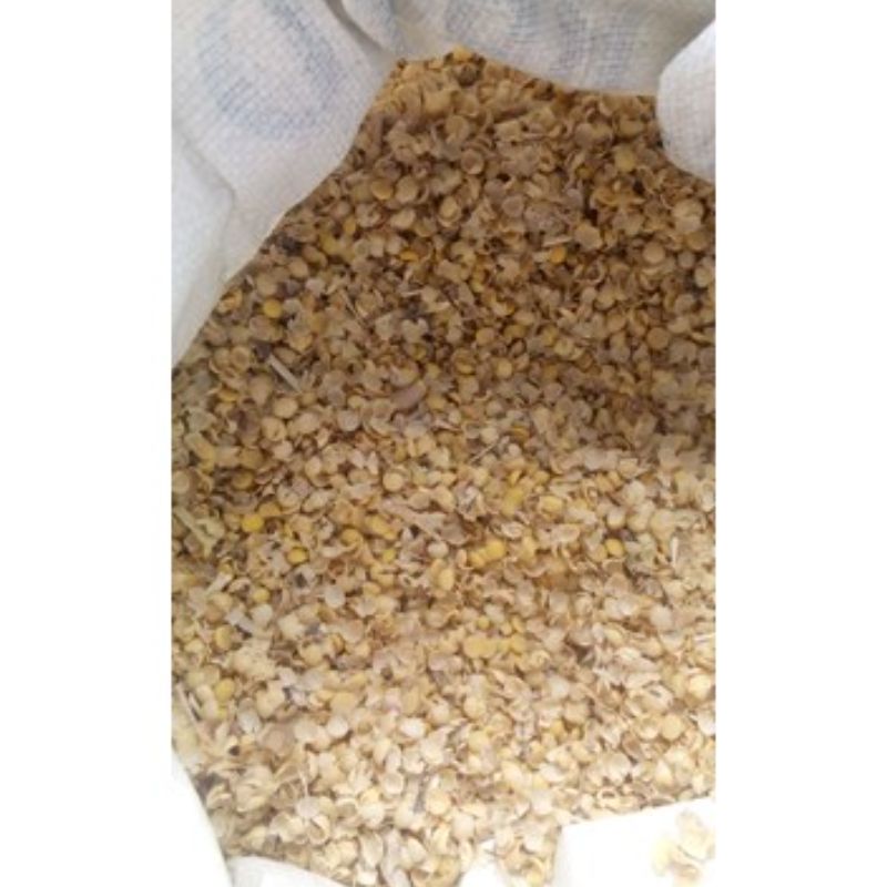 Kulit Kacang Kedelai Campur Menir harga 4000/Kg