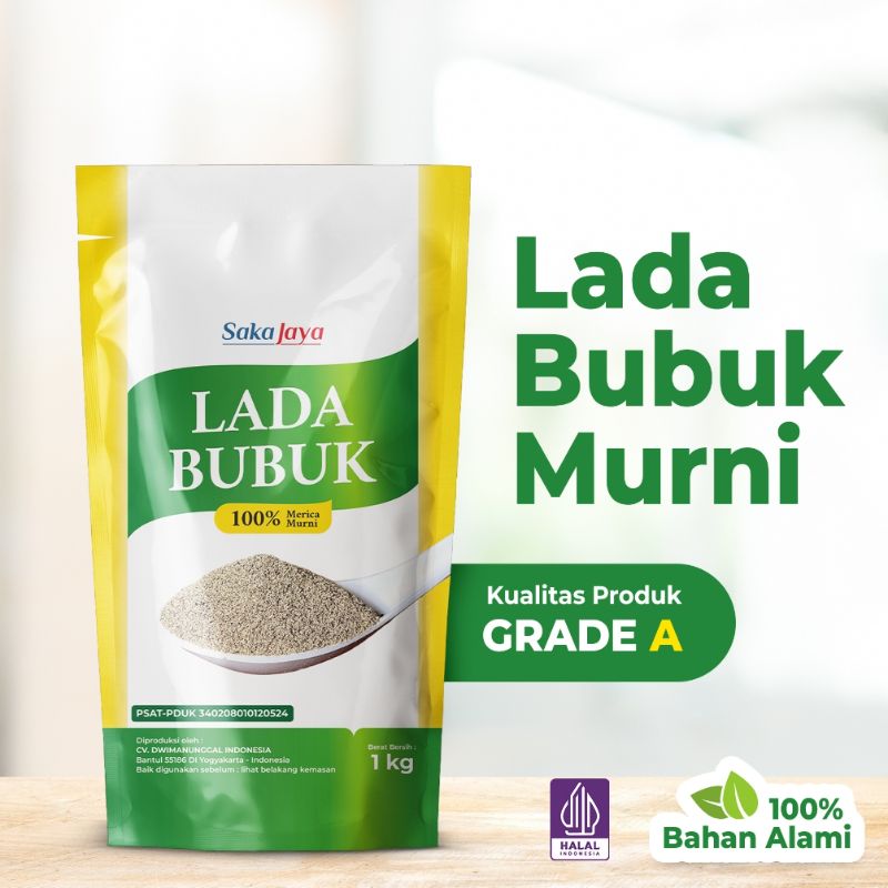 Lada Bubuk Murni Sakajaya 1 Kg