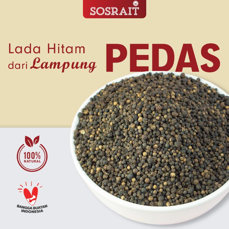 LADA HITAM, Utuh, 1Kg (Asli Lampung)