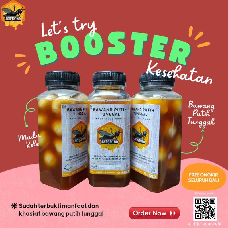 Madu Bawang Lanang Bawang Putih
