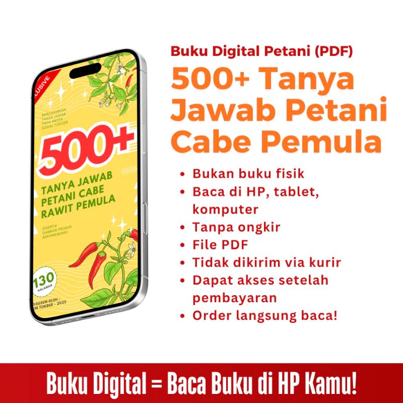 MASTER RM - BUKU DIGITAL Panduan Tanam Cabe Rawit - 130 Halaman