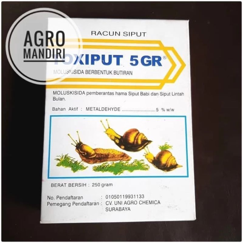 Moluskisida Obat Hama Racun Keong Siput Bekicot Toxiput 250 gram