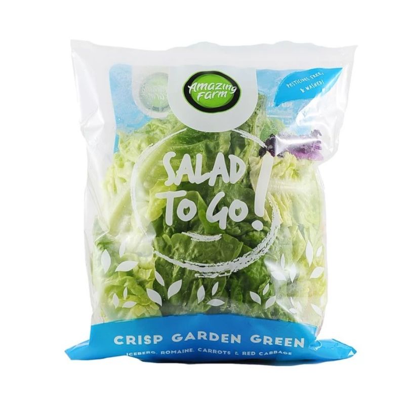 Salad To Go Crisp Garden Green 150 gram Amazing Farm