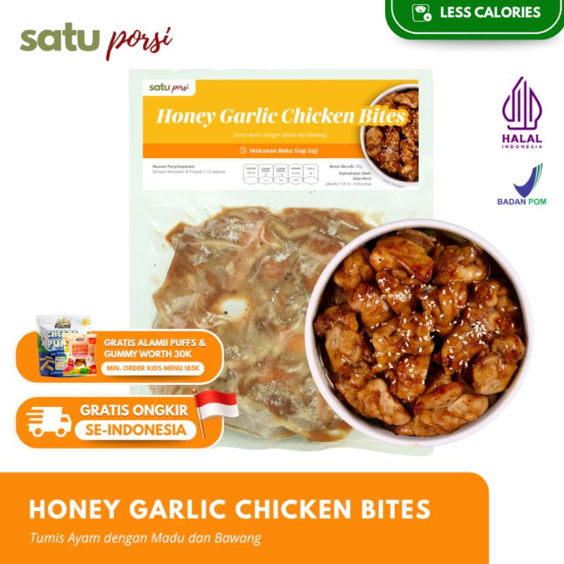 Satu Porsi Honey Garlic Chicken Bites